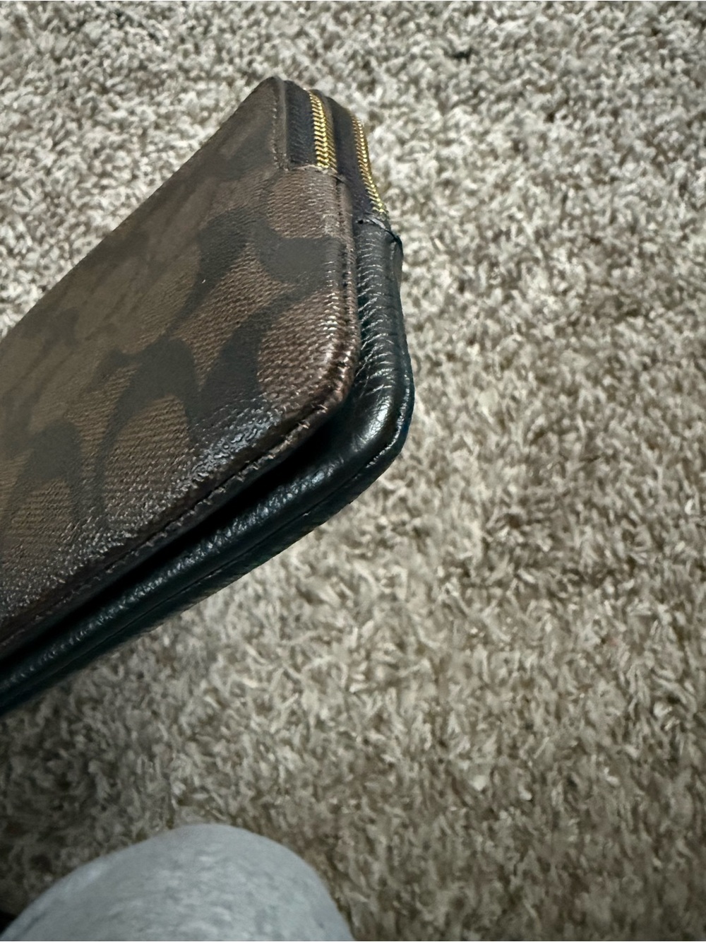 Coach Double Sip Wallet Wristlet - Picture 8 of 9
